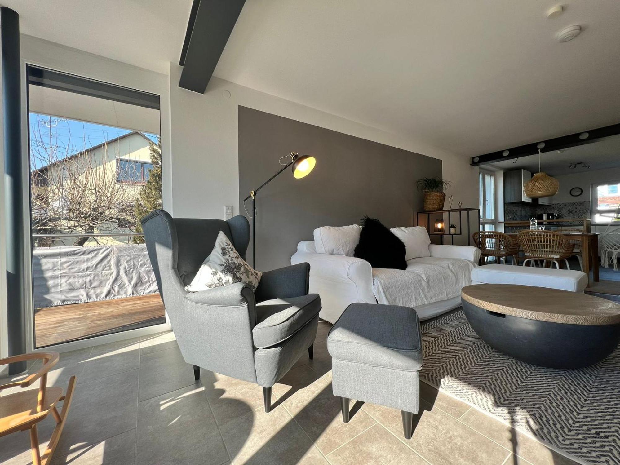 Sonnenschein Appartement Stetten  Buitenkant foto